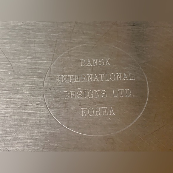 Vtg DANSK INTERNATIONAL Korea Handled Rectangular Stainless Steel Roasting Pan - Picture 12 of 16